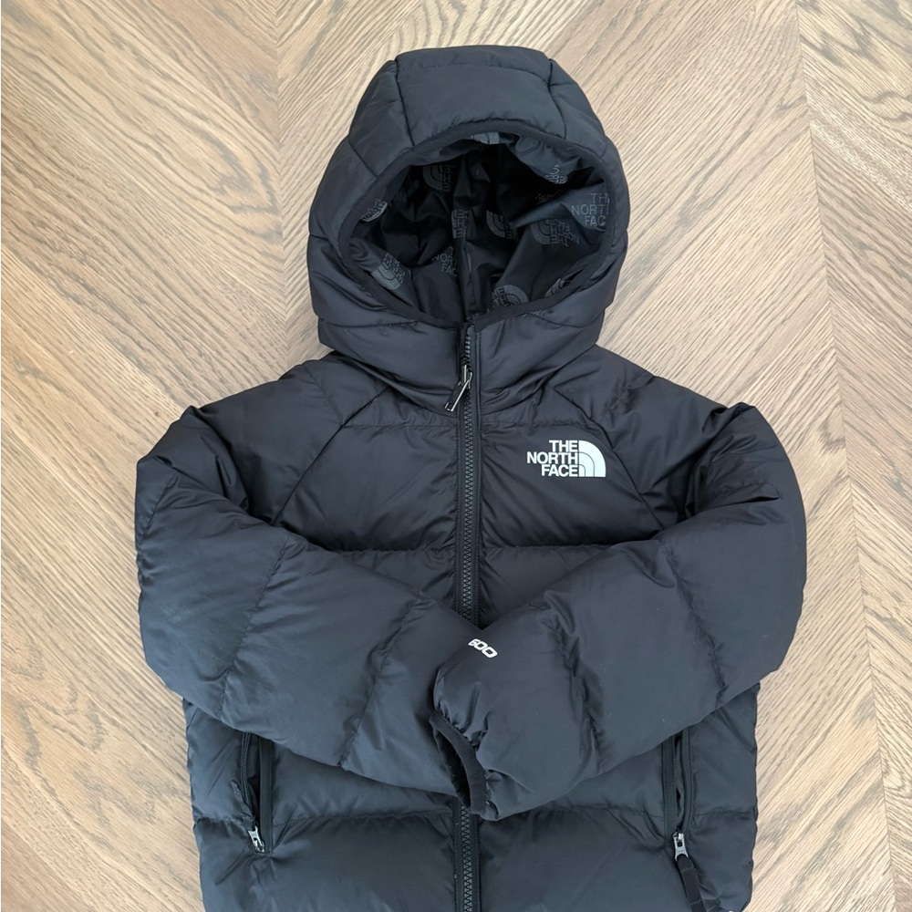 The North Face Kids Black Puffer Jacket with Hood